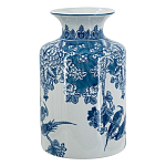 Ваза с мотивами цветущего сада с попугаями Vase Inspired by Nature варинант исполнения - 2 | Loft Concept в Самаре