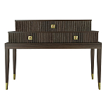 Премиальная Консоль с тремя ящиками Elsa Dreams Walnut варинант исполнения - 4 | Loft Concept в Самаре