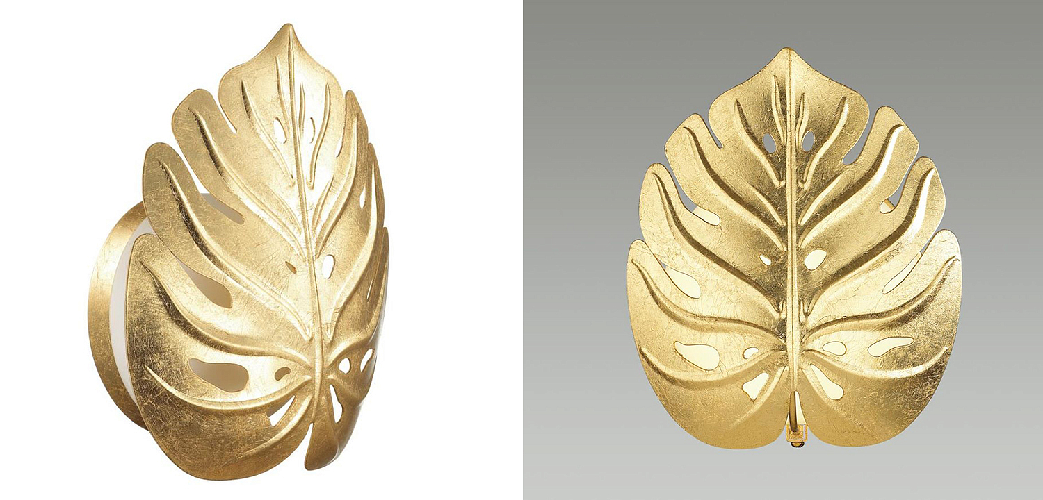 Бра Gold Monstera Leaf Бра Gold Monstera Leaf - Loft-Concept в Самаре