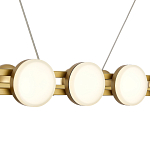 Люстра овальная с круглыми светодиодными источниками света Maxine Light варинант исполнения - 6 | Loft Concept в Самаре