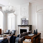 Подвесной светильник с белым фигурным абажуром и мягкими волнистыми краями Cloud Motion  варинант исполнения - 20 | Loft Concept в Самаре