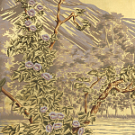 Обои ручная роспись Le Brésil Amarelo Deep Rich Gold варинант исполнения - 2 | Loft Concept в Самаре