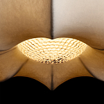 Подвесной светильник с белым фигурным абажуром и мягкими волнистыми краями Cloud Motion  варинант исполнения - 7 | Loft Concept в Самаре