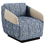 Дизайнерское Кресло William с кожаными подлокотниками  варинант исполнения - 1 | Loft Concept в Самаре