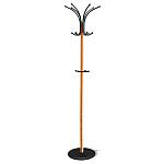 Вешалка с круглым основанием и черными металлическими крючками Industrial Metal Rust варинант исполнения - 1 | Loft Concept в Самаре