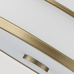 Потолочный светильник с белым матовым абажуром в металлическом каркасе Feiss варинант исполнения - 4 | Loft Concept в Самаре