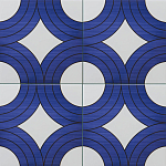 Дизайнерская плитка с узором Восьмерки варинант исполнения - 1 | Loft Concept в Самаре