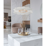 Люстра с прозрачным волнистым плафоном в форме цветка Ethereal Bloom варинант исполнения - 12 | Loft Concept в Самаре