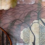 Обои ручная роспись Willow & Waves Original colourway on Edo painted Xuan paper with antiquing варинант исполнения - 2 | Loft Concept в Самаре