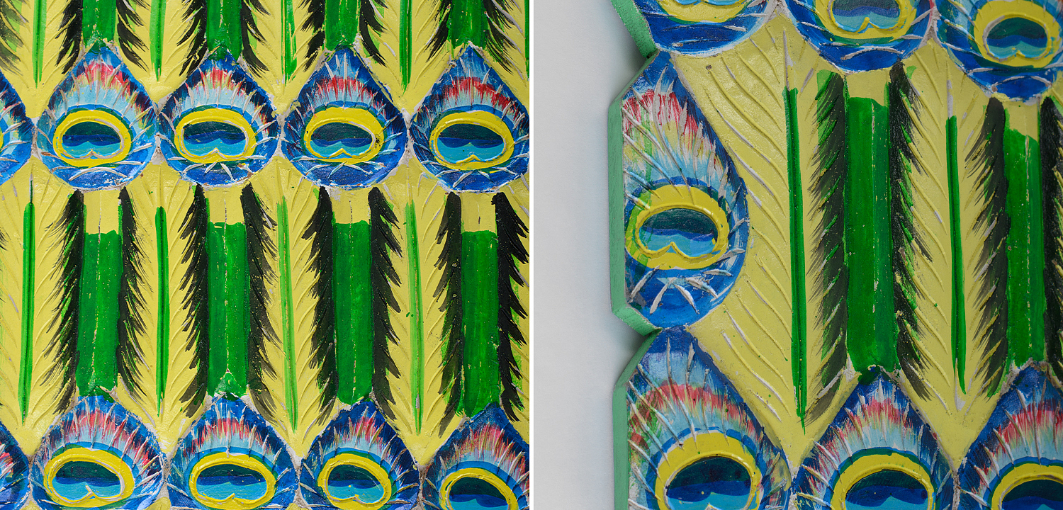 Панно Wooden Peacock Feathers Панно Wooden Peacock Feathers - Loft-Concept в Самаре
