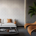 Гипсовая 3D панель с принтографией PM-18 варинант исполнения - 1 | Loft Concept в Самаре