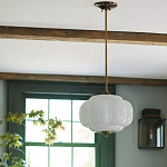 Подвесной светильник с абажуром из молочного стекла Vintage Charm варинант исполнения - 3 | Loft Concept в Самаре