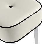 Квадратный мягкий пуф на белых ножках Winton Pouf Square варинант исполнения - 22 | Loft Concept в Самаре