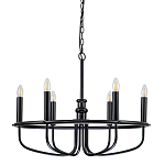 Люстра круглая с 6-ю лампами Kichler варинант исполнения - 1 | Loft Concept в Самаре