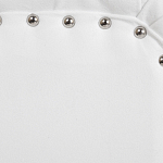 Кушетка белая с мягкой обивкой из велюра Michael Couch варинант исполнения - 7 | Loft Concept в Самаре