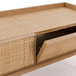 ТВ-тумба с плетеным декором Buckley Wicker TV Stand варинант исполнения - 4 | Loft Concept в Самаре