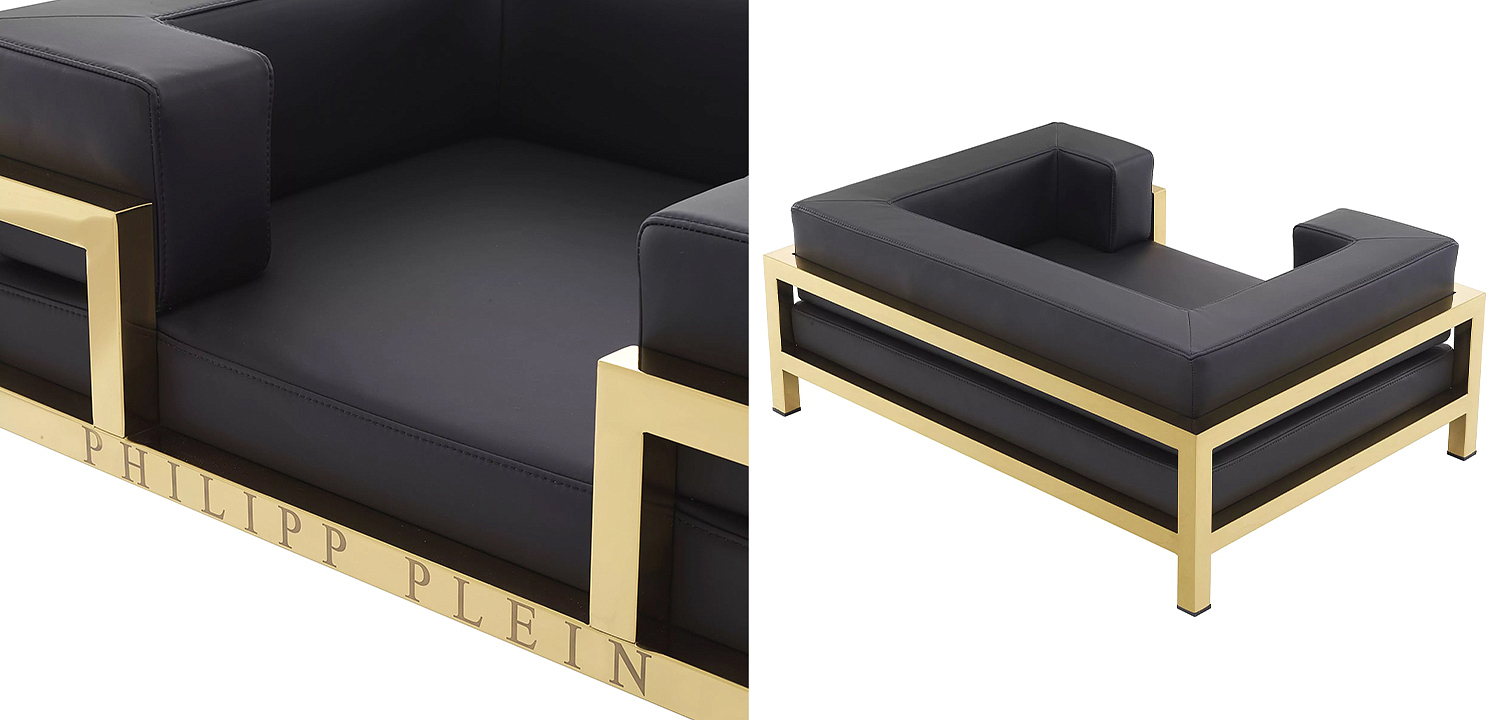 Лежанка для домашних животных Philipp Plein Dogbed High Conic L Gold Лежанка для домашних животных Philipp Plein Dogbed High Conic L Gold - Loft-Concept в Самаре