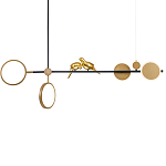 Линейная люстра на штанге Grace варинант исполнения - 1 | Loft Concept в Самаре