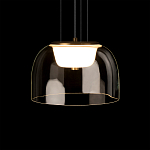 Подвесной светильник с куполообразным прозрачным стеклянным плафоном Grada Light варинант исполнения - 4 | Loft Concept в Самаре