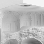 Встраиваемый в стену гипсовый светильник под покраску в античном стиле Antiquity Athena варинант исполнения - 10 | Loft Concept в Самаре