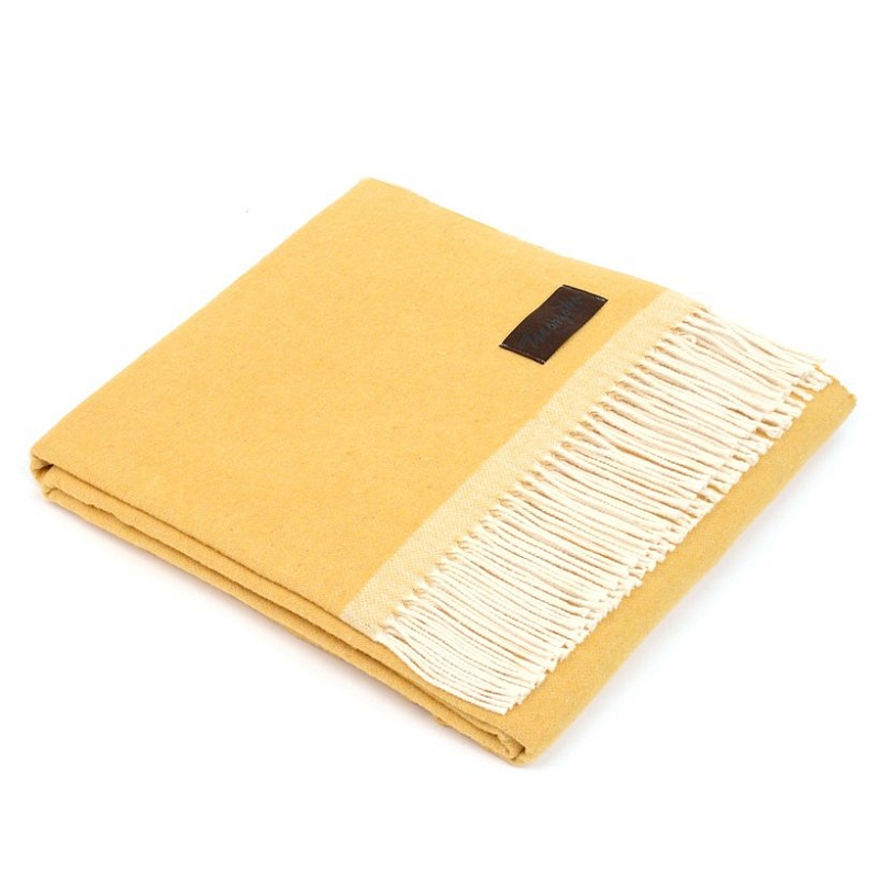 Плед SARA 7000 Marzotto Желтый в Самаре | Loft Concept 