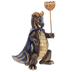 Подсвечник в виде дракона Dragon candlestick Gold Blue варинант исполнения - 1 | Loft Concept в Самаре