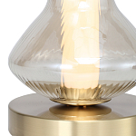 Настольная лампа светодиодная с волнообразным стеклянным плафоном Amphora of Light варинант исполнения - 4 | Loft Concept в Самаре