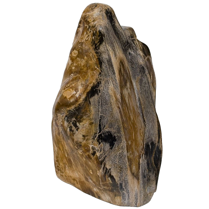 Аксессуар для интерьера из окаменелого дерева Little Rock Petrified Wood Statuette Коричневый в Самаре | Loft Concept 