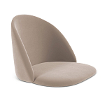 Барный стул вращающийся со спинкой Бежевый Велюр Vendramin Chair варинант исполнения - 2 | Loft Concept в Самаре