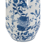 Ваза фарфоровая с узким горлышком и синими цветочными мотивами Independence варинант исполнения - 3 | Loft Concept в Самаре