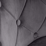 Стул в серой велюровой обивке Ward Grey Velour Chair варинант исполнения - 6 | Loft Concept в Самаре