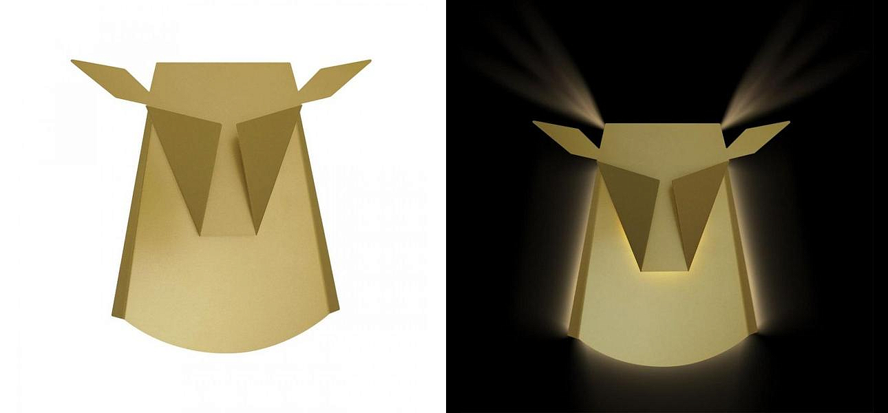 Бра Origami animals Deer Gold Бра Origami animals Deer Gold - Loft-Concept в Самаре