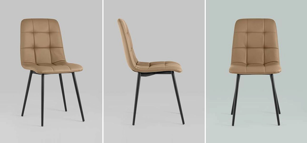 Стул NANCY S Chair Экокожа Цвет Капучино Стул NANCY S Chair Экокожа Цвет Капучино - Loft-Concept в Самаре