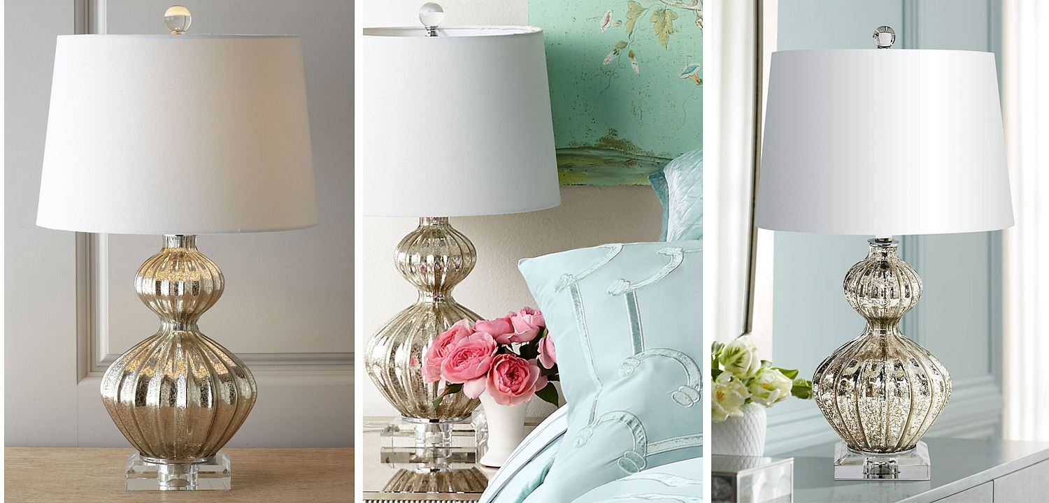 Настольная лампа Loraine Silver Table lamp Настольная лампа Loraine Silver Table lamp - Loft-Concept в Самаре