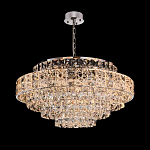 Люстра хрустальная в неоклассическом стиле на серебристом каркасе Majesty варинант исполнения - 5 | Loft Concept в Самаре