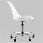 Офисный стул на металлическом основании EGGERY White варинант исполнения - 3 | Loft Concept в Самаре