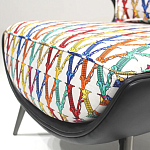 Кресло с цветным принтом Colorful Print Armchair варинант исполнения - 3 | Loft Concept в Самаре