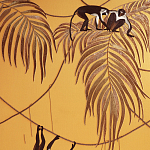 Обои с вышивкой ручной работы Étienne Original colourway on wool sateen варинант исполнения - 1 | Loft Concept в Самаре