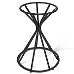 Стол обеденный с круглой керамической столешницей песчаного цвета Sand Ceramics варинант исполнения - 5 | Loft Concept в Самаре