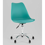 Офисный стул на металлическом основании EGGERY Blue пластик варинант исполнения - 1 | Loft Concept в Самаре