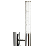 Бра со стеклянным плафоном хром Gileberte Glass Tube Wall Lamp Chrome варинант исполнения - 3 | Loft Concept в Самаре