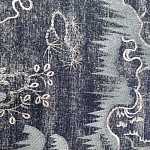 Мебельная ткань Вышивка серый цвет 130 см T2-39 варинант исполнения - 2 | Loft Concept в Самаре