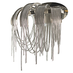 Бра с металиическими цепочками и дугообразными элементами Atlantis Chain варинант исполнения - 3 | Loft Concept в Самаре