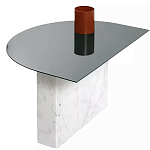 Дизайнерский журнальный стол с рельефным основанием Dutynor варинант исполнения - 2 | Loft Concept в Самаре