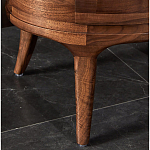 Прикроватный столик из дерева с 2-мя ящиками Moon Walnut Furniture варинант исполнения - 7 | Loft Concept в Самаре