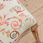 Стул из массива бука светло-зеленый с растительным орнаментом Raffael Angel Green Chair варинант исполнения - 4 | Loft Concept в Самаре