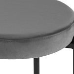 Табурет с мягким круглым сиденьем RIO Grey варинант исполнения - 3 | Loft Concept в Самаре