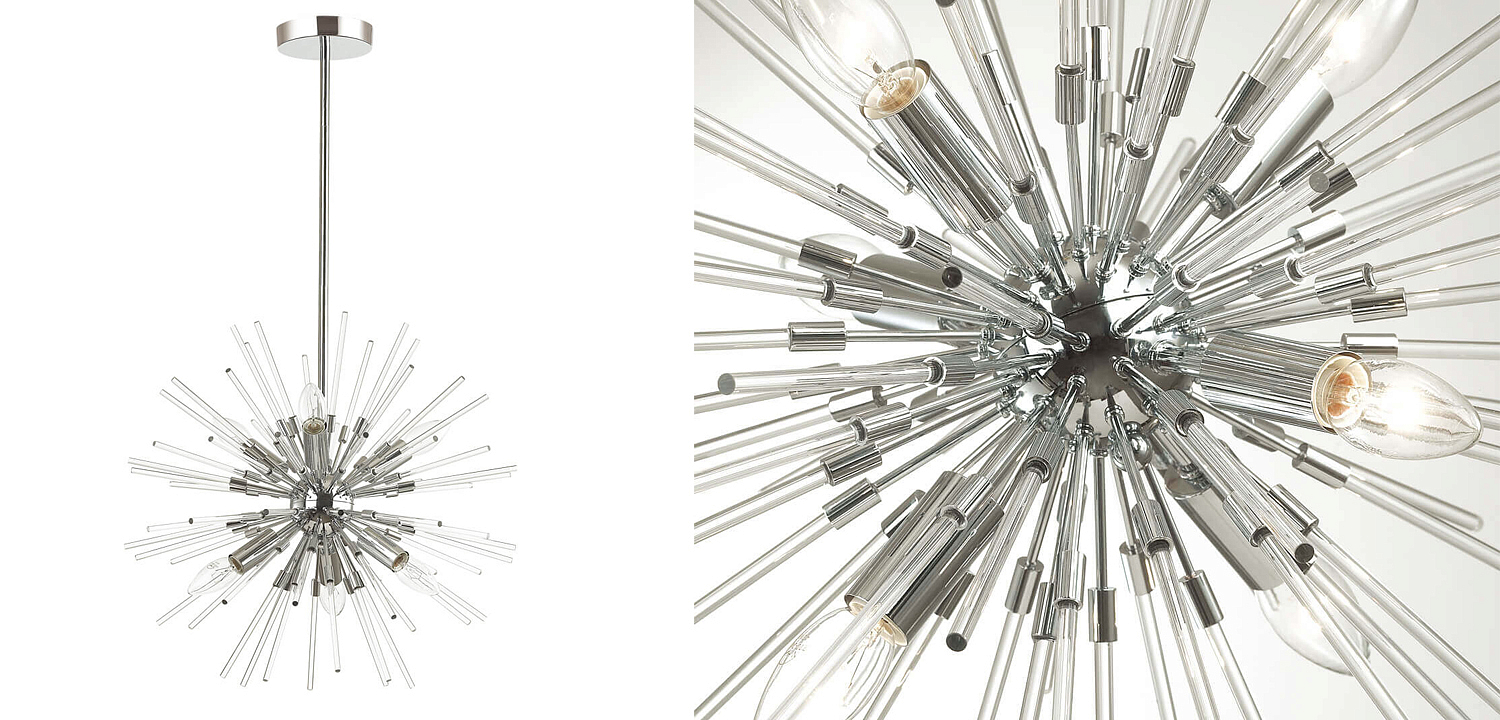 Люстра Welund Sputnik Chandelier chromium Люстра Welund Sputnik Chandelier chromium - Loft-Concept в Самаре