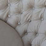 Кресло вращающееся велюровое кремовое Rotation варинант исполнения - 2 | Loft Concept в Самаре