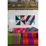 Дизайнерское кресло зеленое Poltronova Sofo Verosa Green Pink Armchair варинант исполнения - 17 | Loft Concept в Самаре